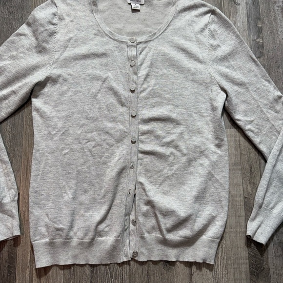 Brand Gray Cardigan Sweater - Picture 3 of 4